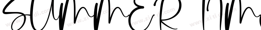 SUMMER TIME字体转换